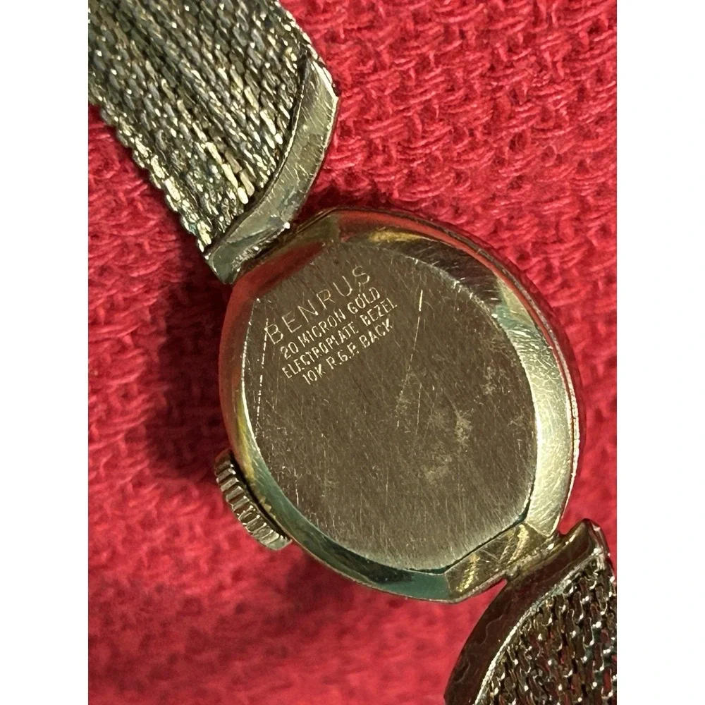 Vintage Benrus Ladies‎ Mechanical Watch 20 Micron Electroplate 10KGF Band - Picture 12 of 15
